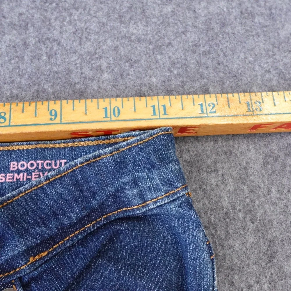 The Children's Place Girls Bootcut Jeans Victry Blu Wash Size 6X/7 NWT
